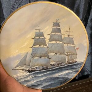 Fleetwood Collection Golden Age of Sail COURIER Charles Lundgrens 1981 Plate